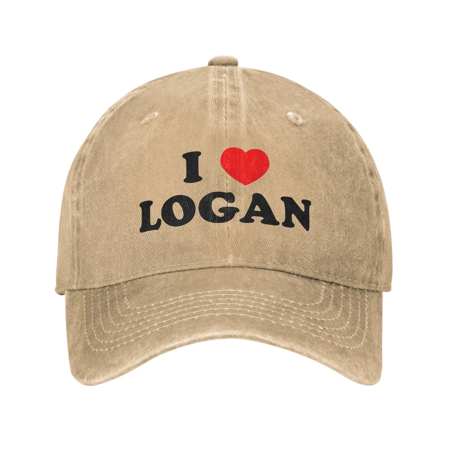 I Love Logan Adjustable Trucker Baseball Cap