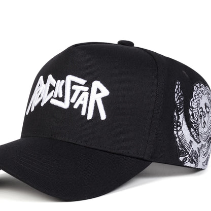 Rockstar Letter Embroidery Adjustable Casual Baseball Cap