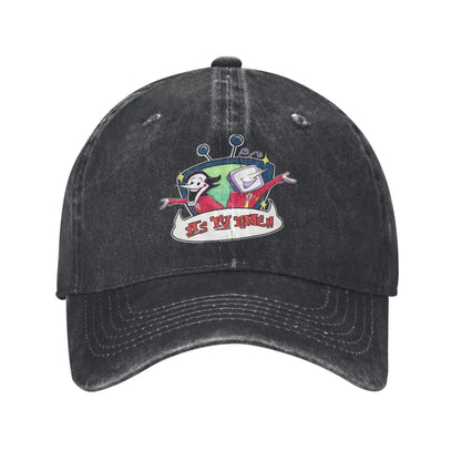 Deltarune TV Time Tenna Spamton Distressed Baseball Cap