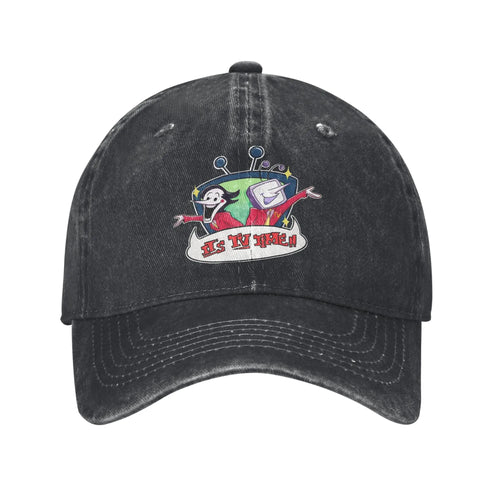 Deltarune TV Time Tenna Spamton Distressed Baseball Cap