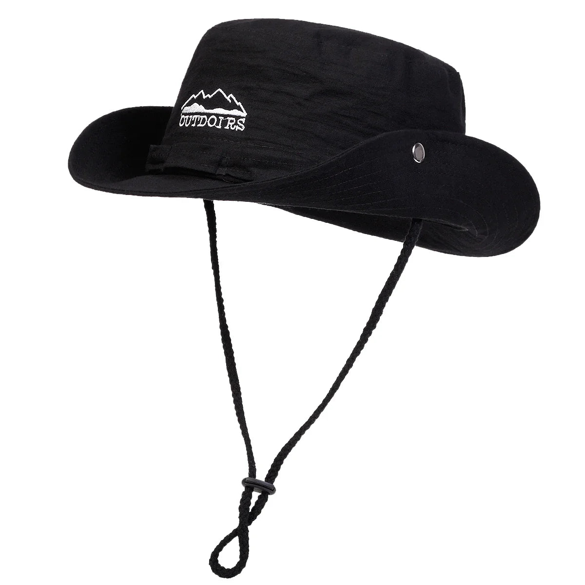 Unisex OUTDOIRS Mountain Range Embroidery Bucket Hat