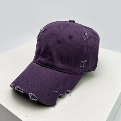 Unisex Notch Solid Baseball Cap