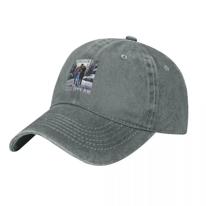 Bob Dylan Freewheelin Denim Vintage Baseball Cap