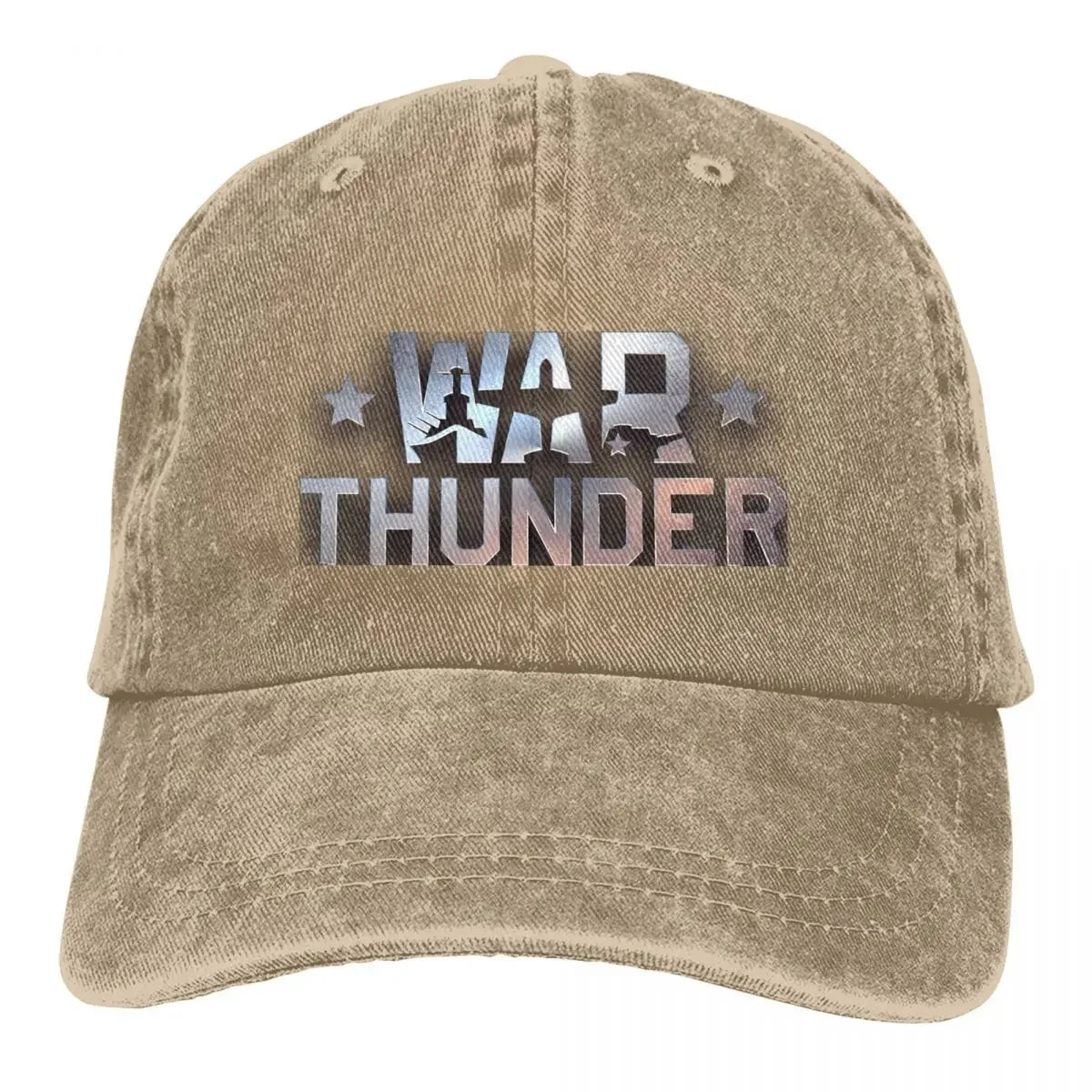 War Thunder Distressed Denim Baseball Cap