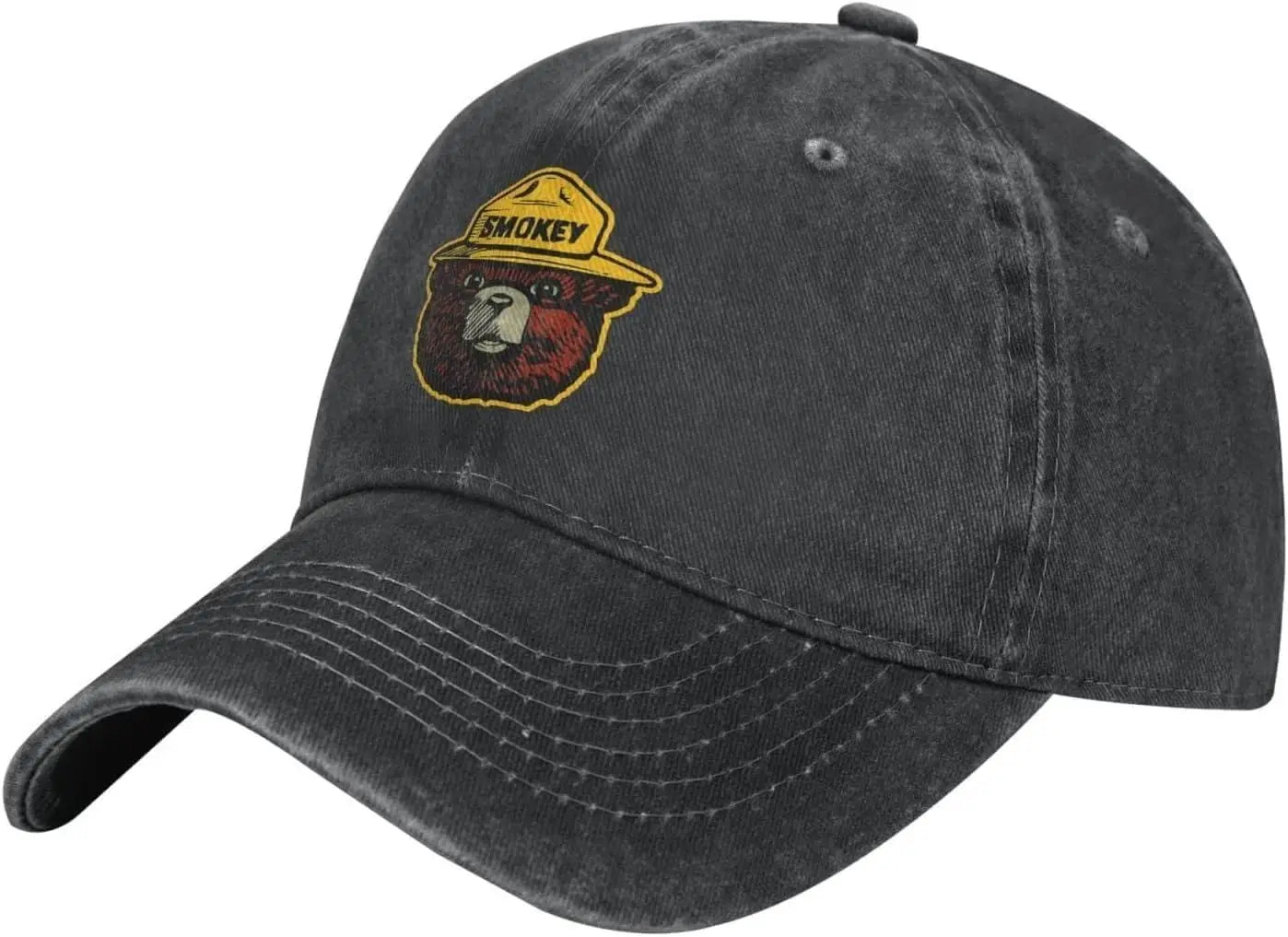 Smokey Bear Denim Trucker Baseball Cap