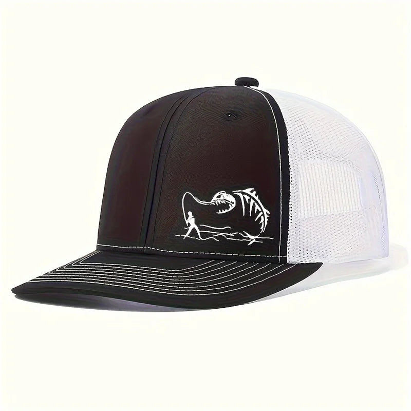 OutdoorSports Hip hop Hat Fisherman Printed Net Hat