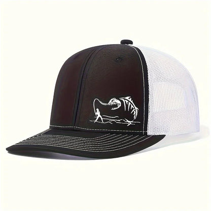 OutdoorSports Hip hop Hat Fisherman Printed Net Hat