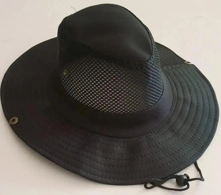Wide Brim Straw Beach Sun Hat Men