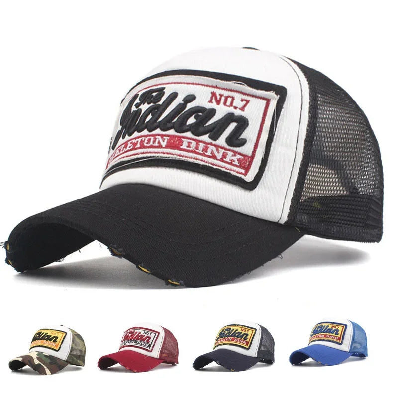 Camouflage Embroidered Quick Dry Breathable Cap