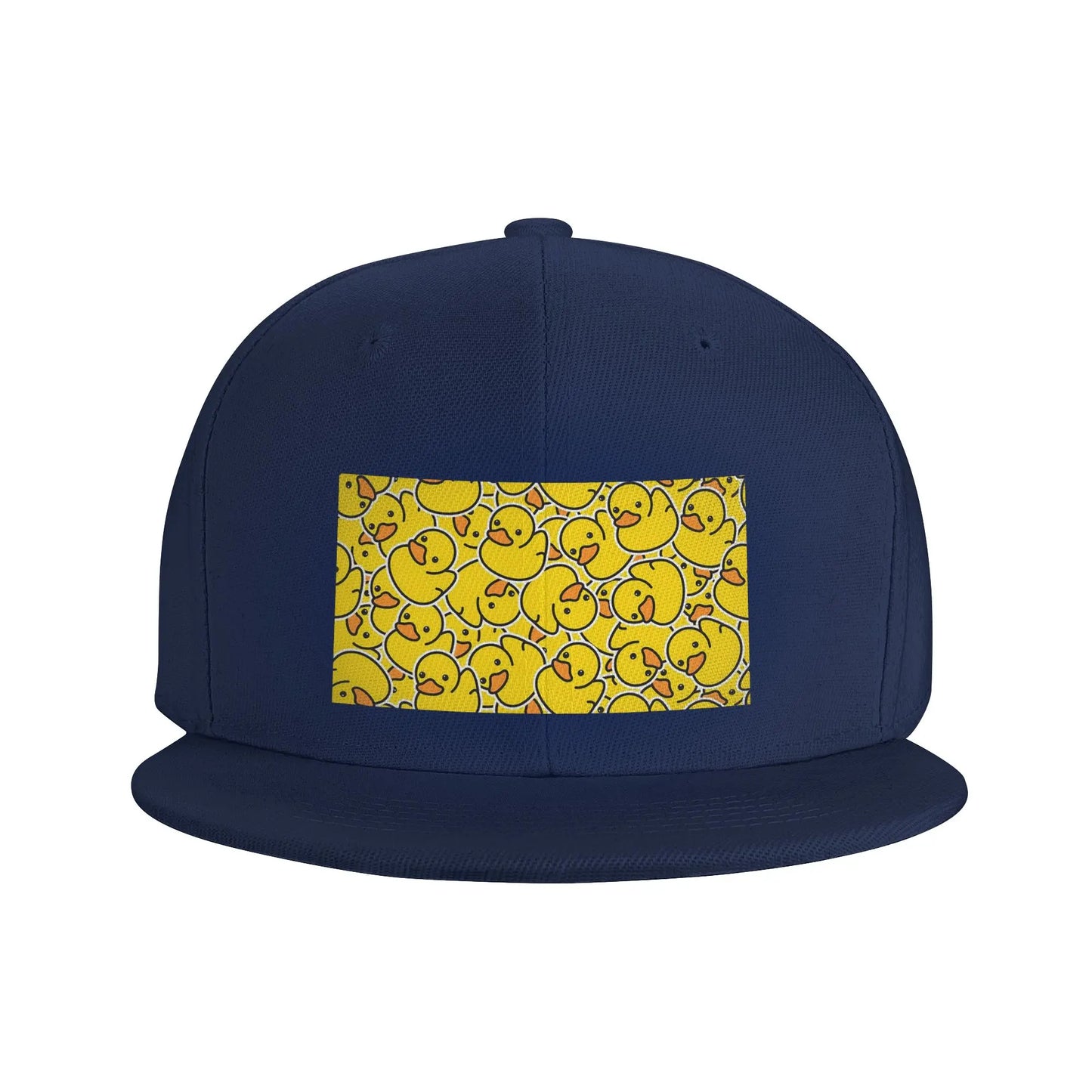 Yellow Rubber Ducks Bathtime Pattern Snapback Cap