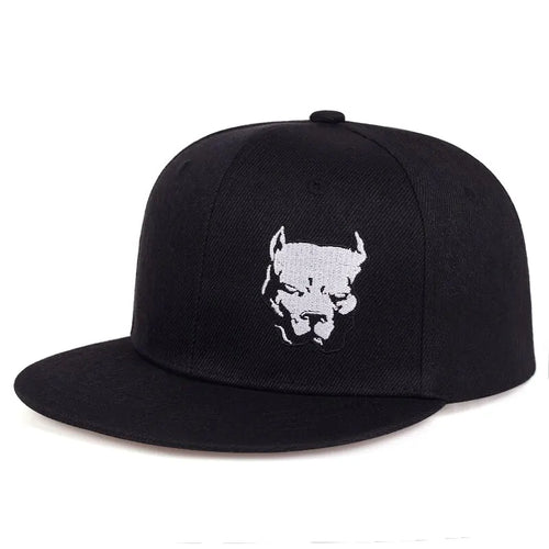 Unisex Dog Head Embroidery Embroidery Hip-hop Hats