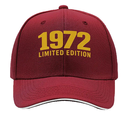 1972 Limited Edition Printed Fashion Baseball Cap