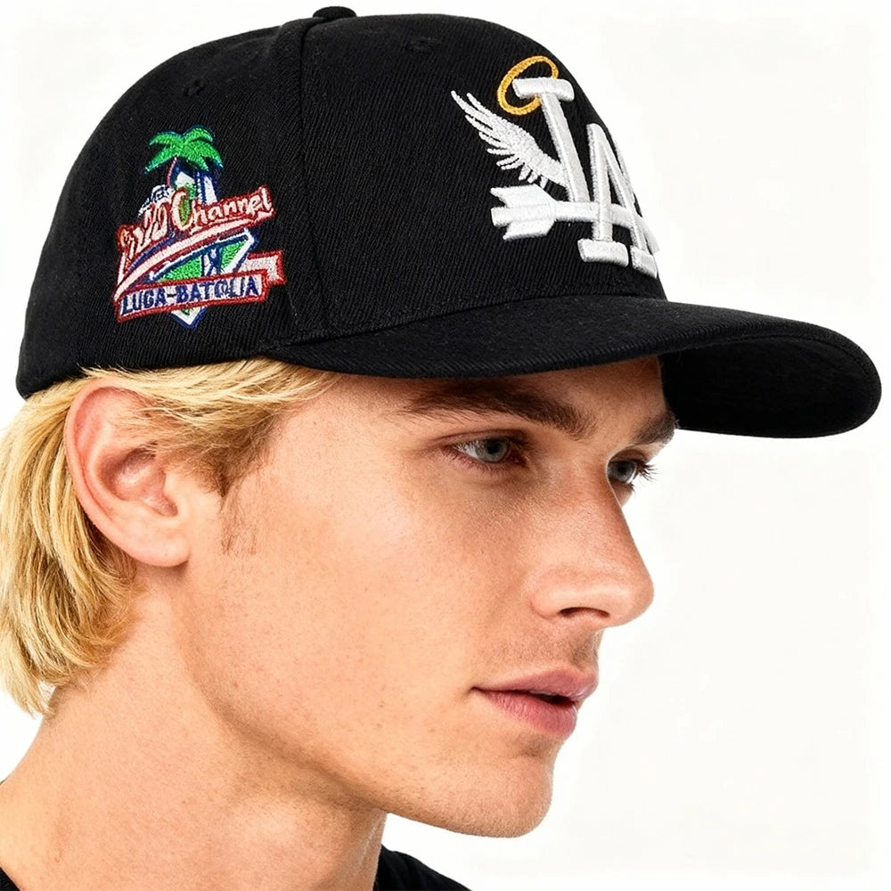 Los Angeles Angel Wings Embroidered Baseball Cap