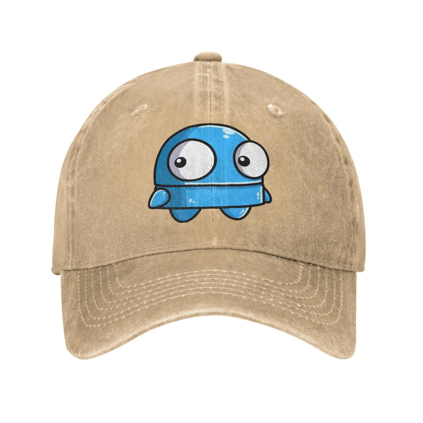 Vintage REPO Robot Horror Anime Denim Baseball Cap