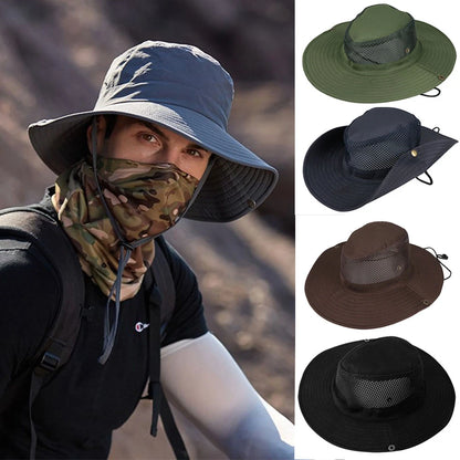 Outdoor Wide Brim Bucket Hat