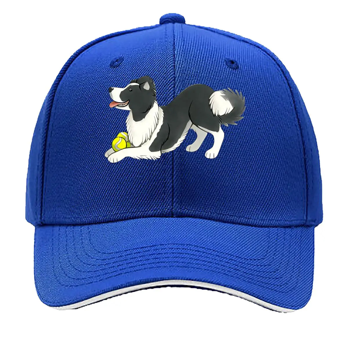 Border Collie Lightweight Breathable Sandwich Baseball Cap