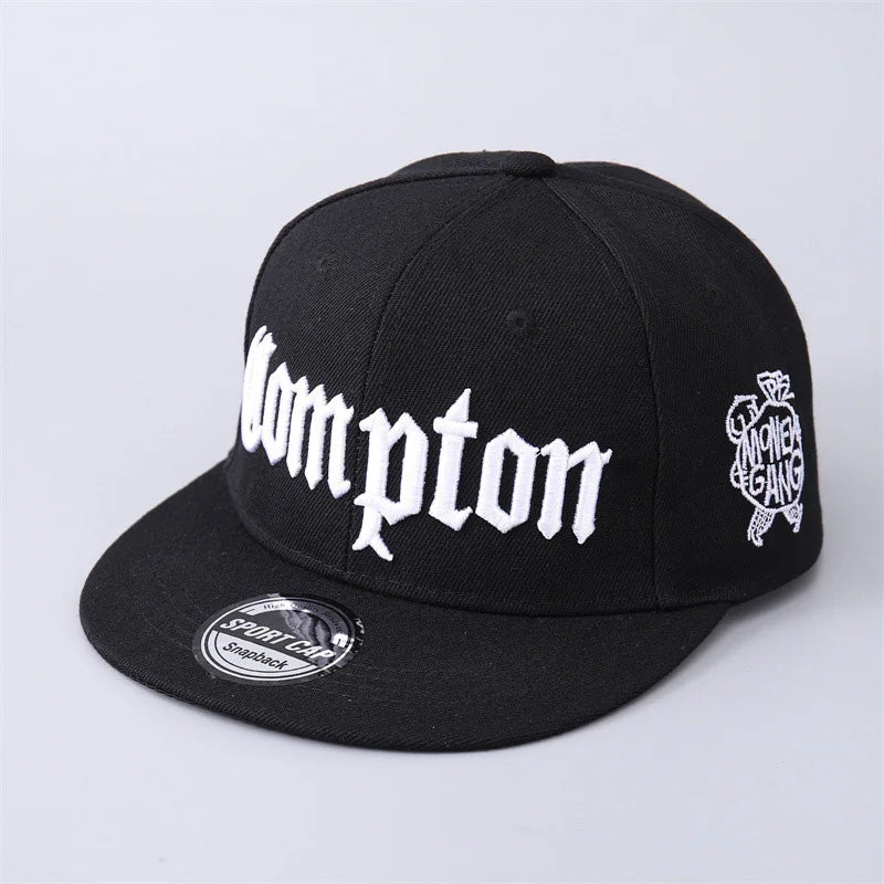 Compton Camouflage Snapback Hat Unisex