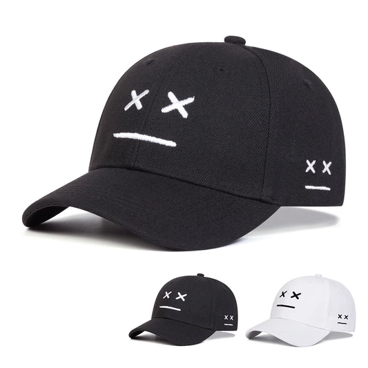 Children XX Smiling Face Embroidery Baseball Cap