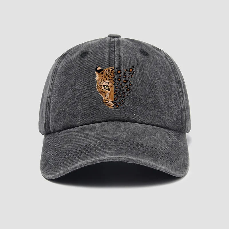 Leopard Print Adjustable Baseball Cap
