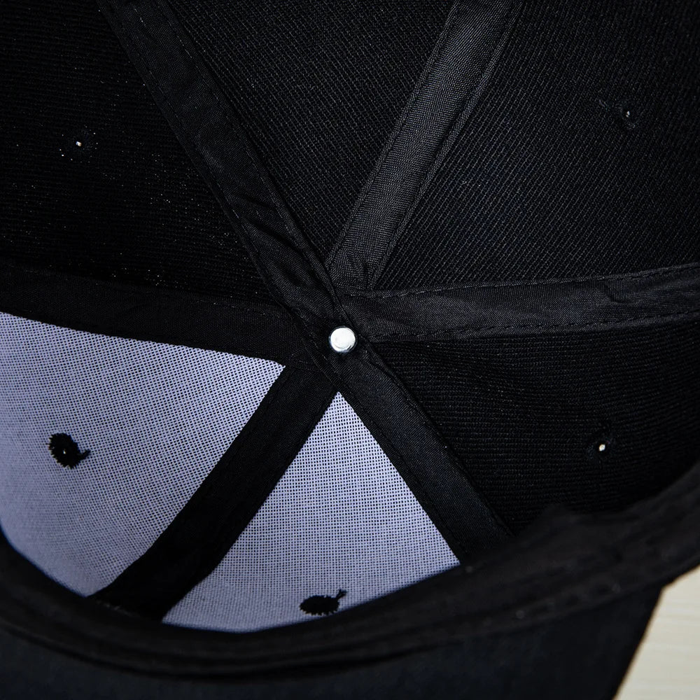 Color Block Letter Hip Hop Snapback Cap