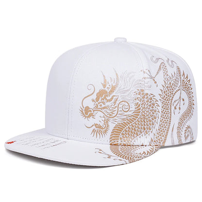Creative Dragon Print Street Hip Hop Snapback Cap