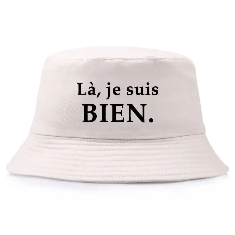 France BIEN Print Reversible Cotton Bucket Hat
