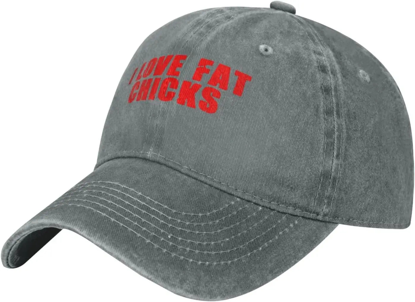 I Love Fat Chicks Retro Adjustable Baseball Cap