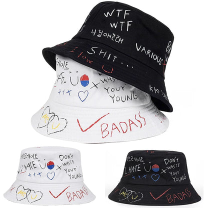 Outdoor Harajuku Fishing Bucket Hat