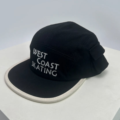 Color Block Letster Flat Brim Snapback Cap