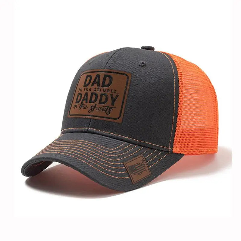 Summer Mesh DAD Letter Patch Baseball Cap
