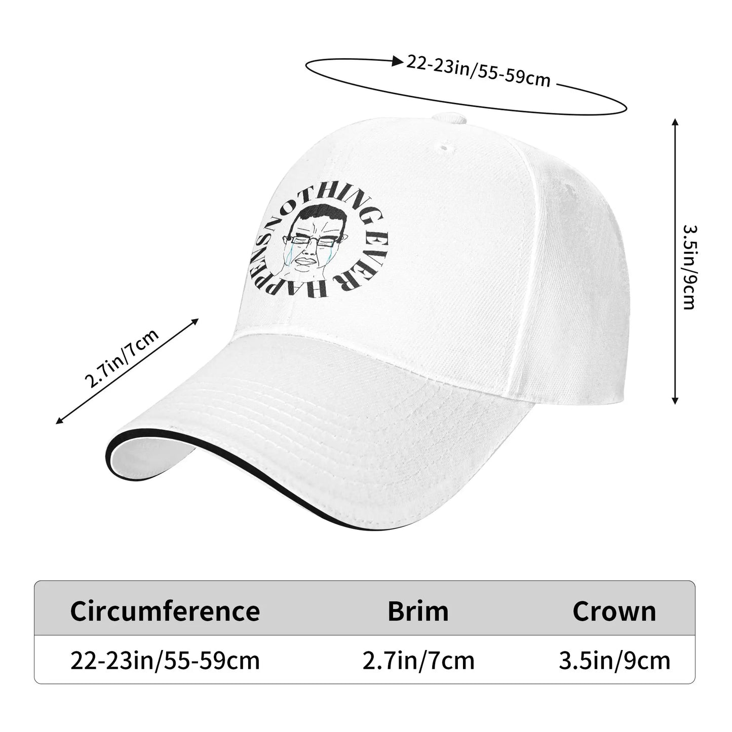 Chudjak Meme Nothing Happens Trucker Baseball Cap