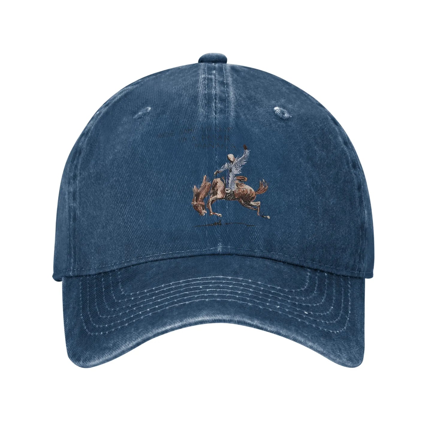 Vintage Washed "Nobody Knows What Will Happen Tomorrow" Baseball Cap