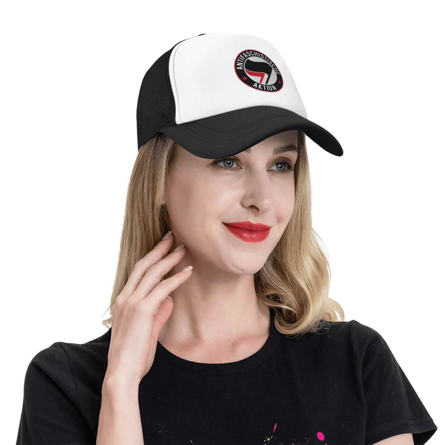 Classy Anti Fascist Action Trucker Baseball Cap