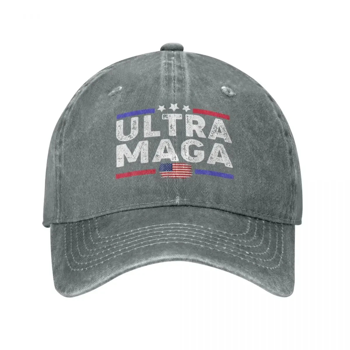 Ultra Maga Distressed Cotton Cap