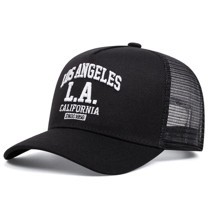 Los Angeles Embroidered Trucker Cap Unisex
