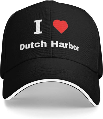 I Love Dutch Harbor Snapback Baseball Cap