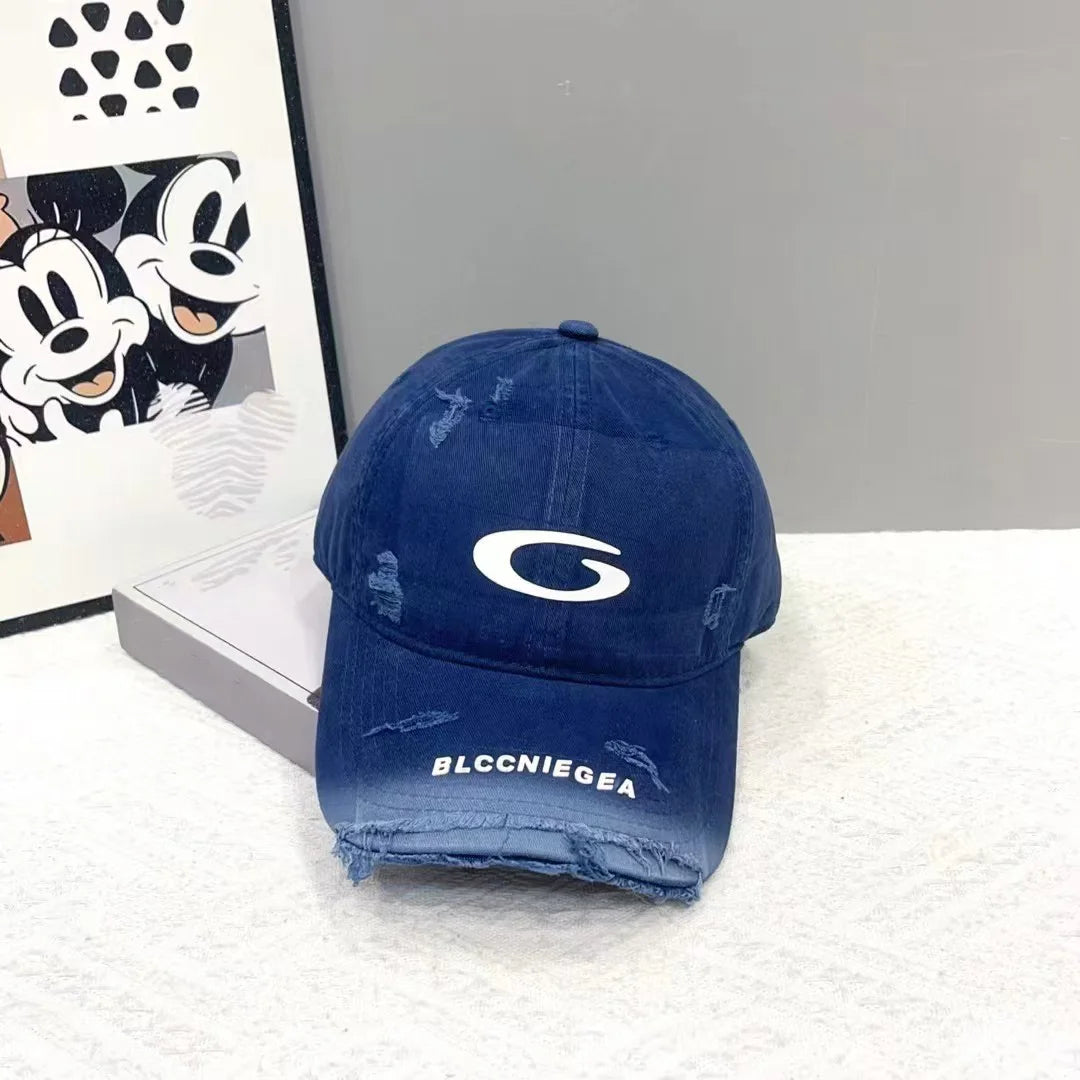Paris B Embroidered Sports Baseball Cap