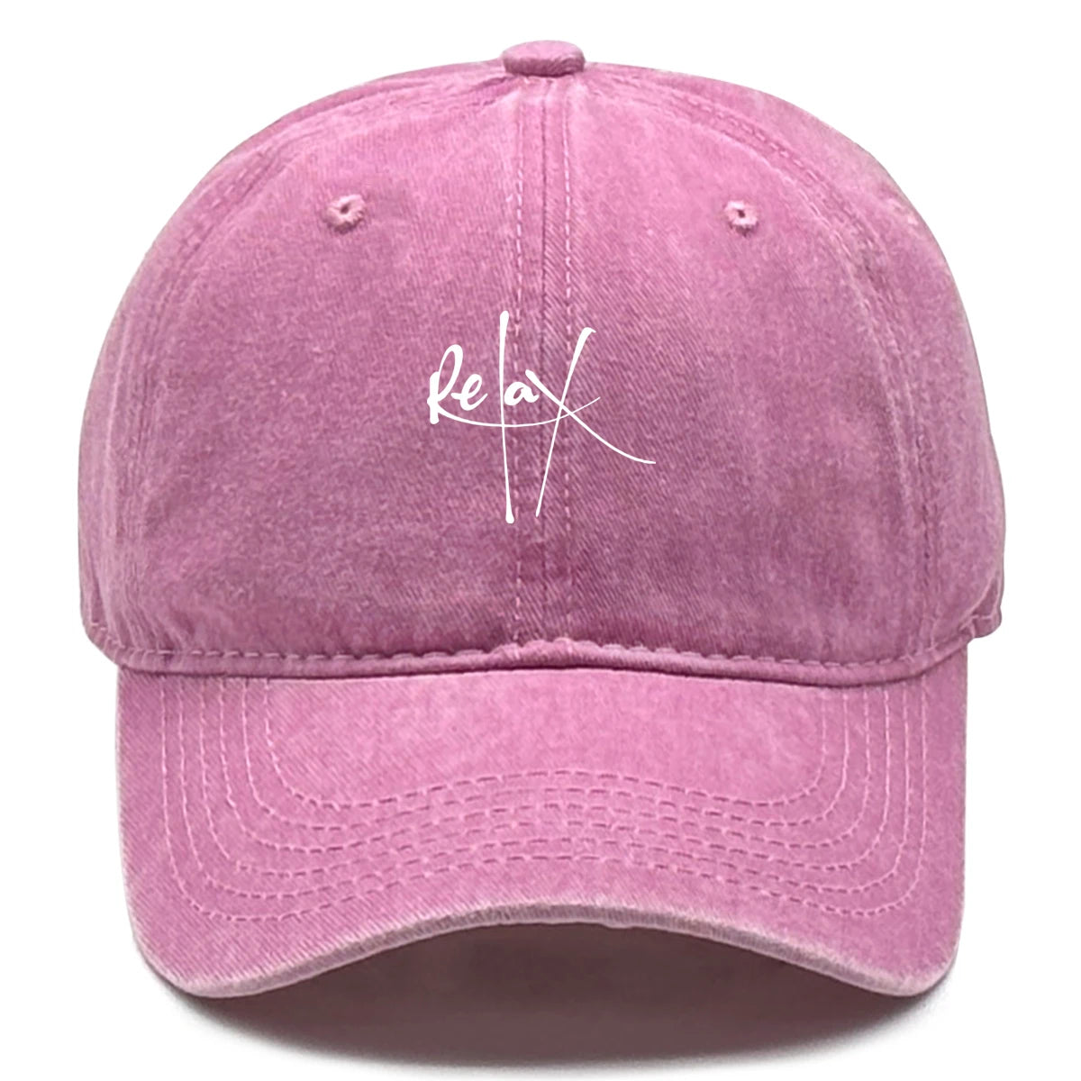 Relax Print Mesh Adjustable Outdoor Baseball Cap