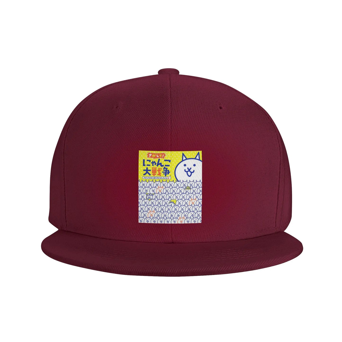 Battle Cats Cartoon Graphic Casual Snapback Cap