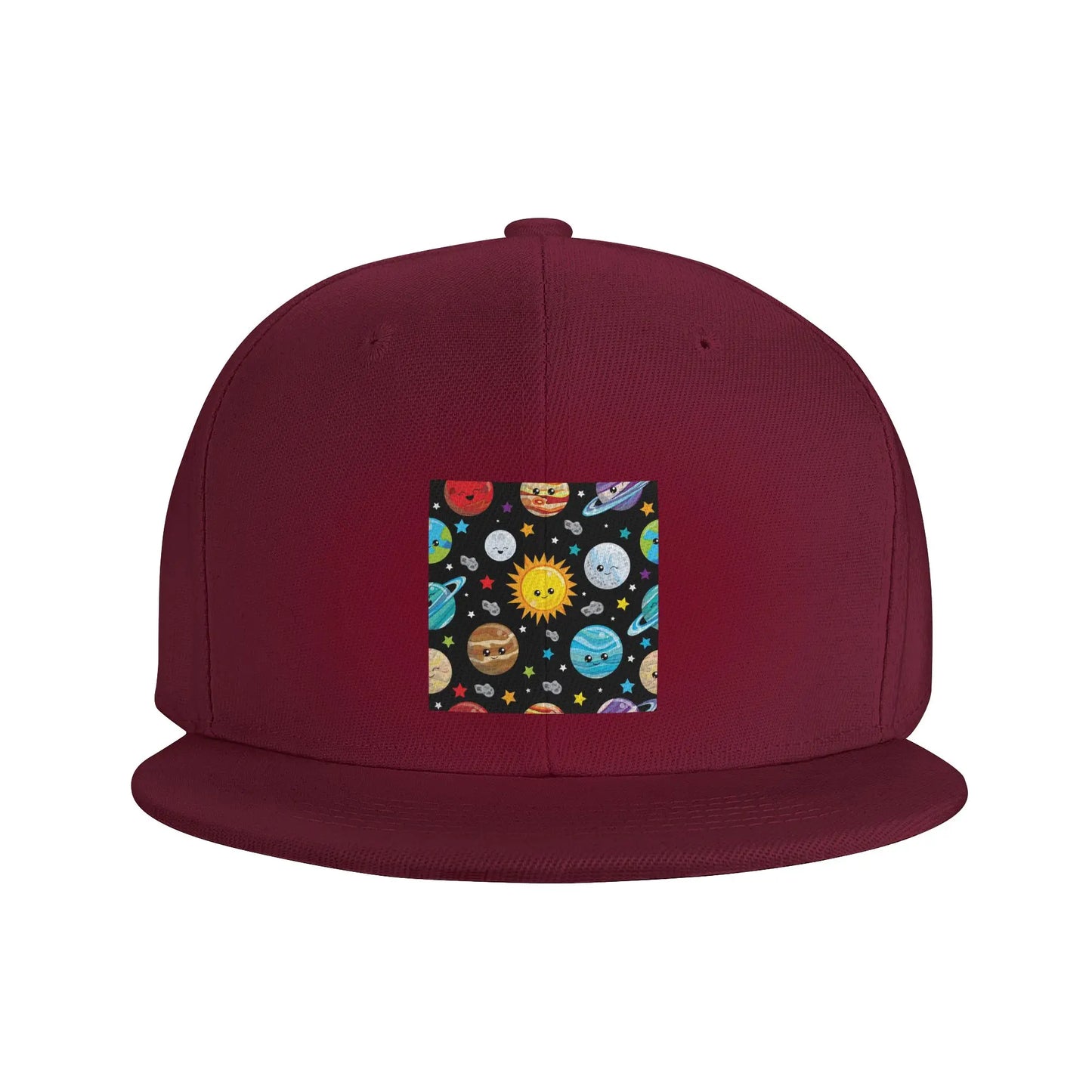 Kawaii Cute Solar System Planets Graphic Snapback Cap