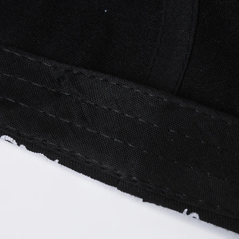 Finger Embroidery Hip Hop Trucker Baseball Cap