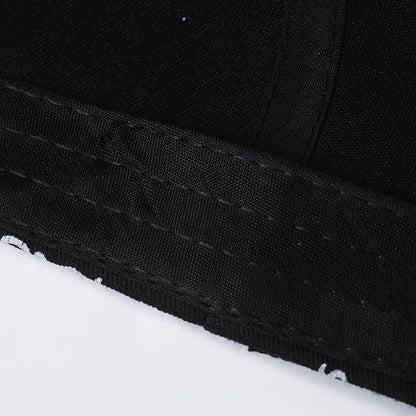 Finger Embroidery Hip Hop Trucker Baseball Cap