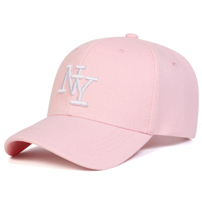 Unisex NY Letter Embroidered Adjustable Baseball Cap