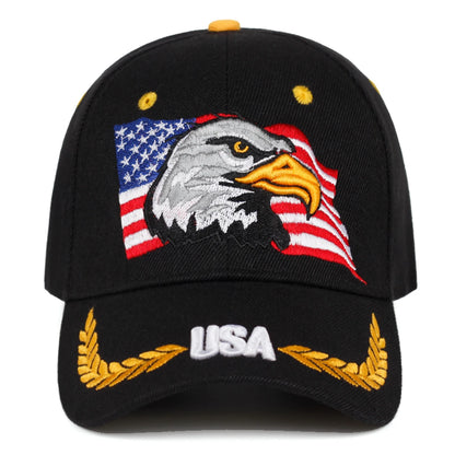 Unisex USA Eagle Embroidery Baseball Caps