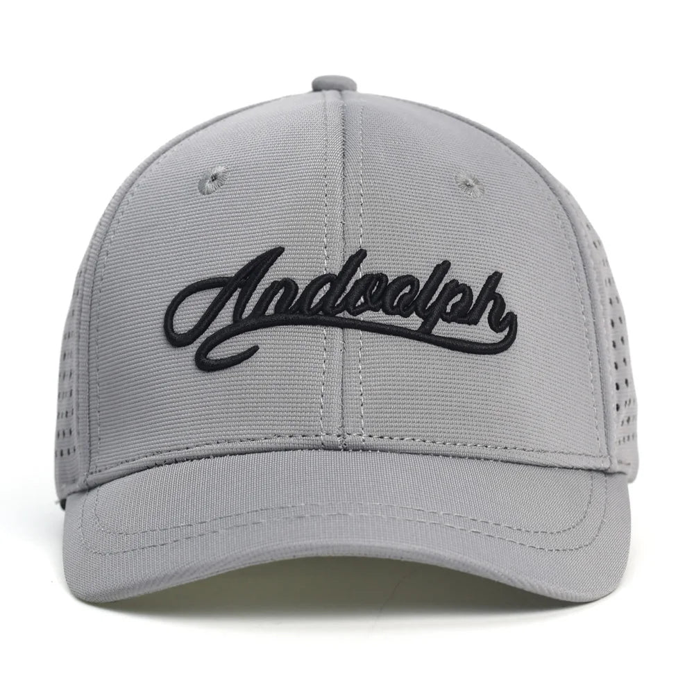 Mesh Short Brim Back Closed Baseball Cap