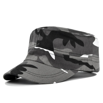 Camouflage Flat Brim Outdoor Baseball Hat