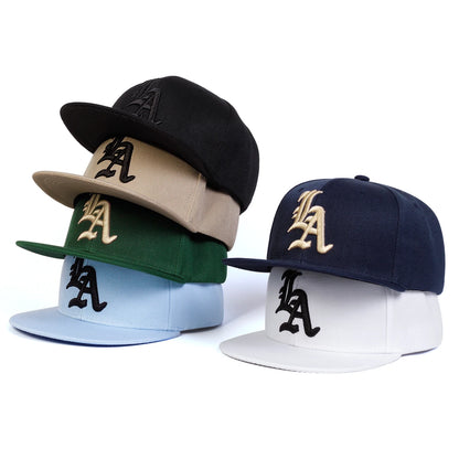Unisex Gothic Letter Embroidery Hip-hop Hats
