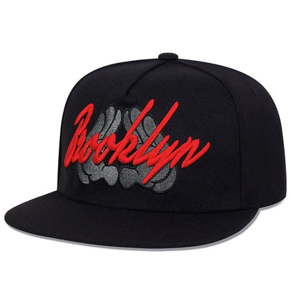 Brooklyn Embroidery Snapback Baseball Cap