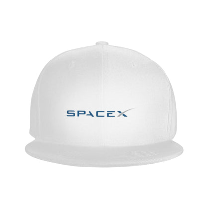 SpaceX Logo Breathable Outdoor Snapback Cap