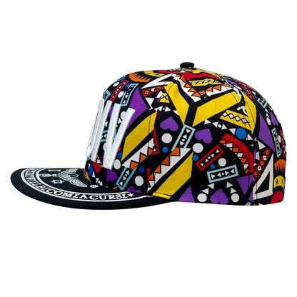 Mdiv Embroidered Flat Brimmed Baseball Hat